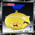 Design personalizado esporte medalha cabide liga de zinco